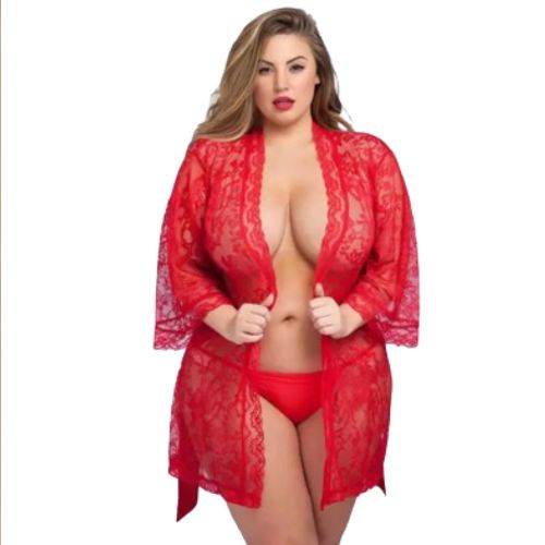 Exotic Net Nighty - Perfect for your Special Night - Red