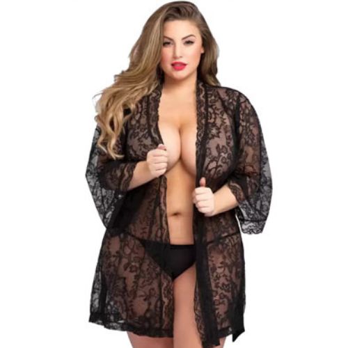 Exotic Net Nighty - Perfect for your Special Night - Black