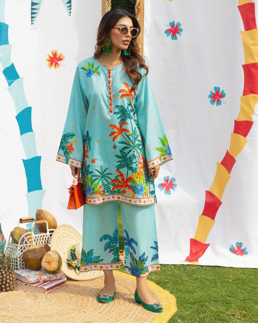 Tropical Bliss Aqua Lawn Set